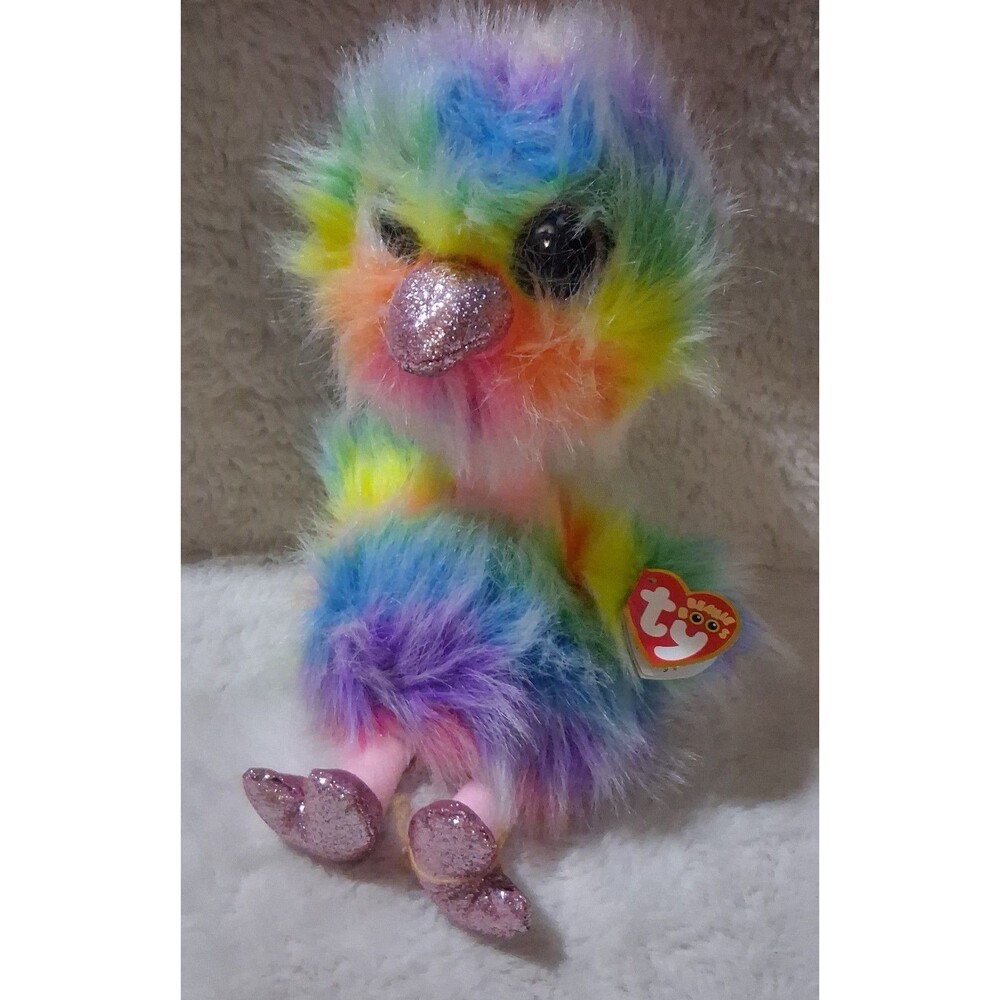 Ty Beanie Boos Rainbow Bird Plush Toy Asha